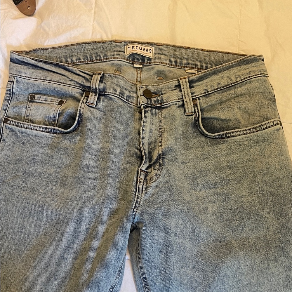 Tecovas High Rise Blue Jeans Classic Style